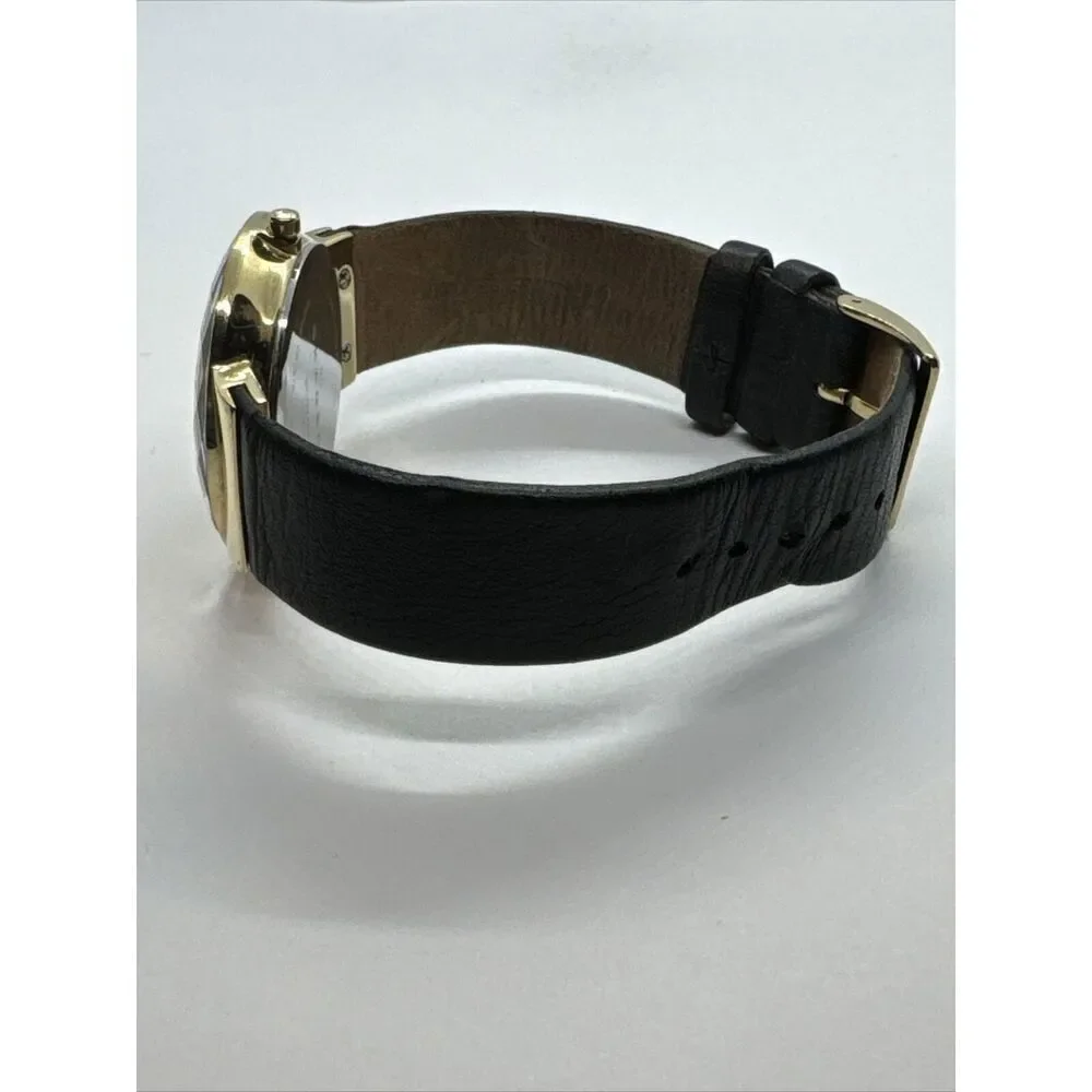 Skagen SKW2124 Women's Black Leather Strap Analog Dial Quartz Wrist Watch JNA925